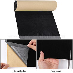 1 pezzo di tessuto autoadesivo floccato&nbsp;DIY-CY0001-88D