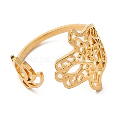 Bague de manchette ouverte en acier inoxydable 304&nbsp;RJEW-Z026-01G