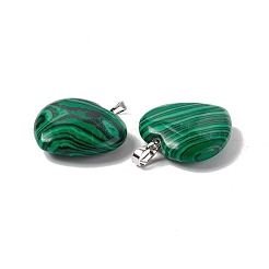 Ciondoli malachite sintetici&nbsp;G-G956-B62-FF