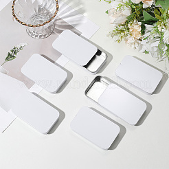 6 x Schmuckschatulle aus Weißblech mit Schiebedeckel&nbsp;CON-SP0001-23C