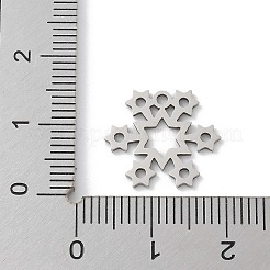 Pendentifs de Noël en acier inoxydable 201&nbsp;STAS-S157-02B-P