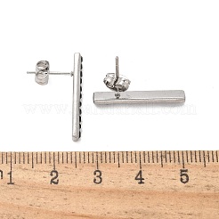 Boucles d'oreilles à tige en acier inoxydable 304&nbsp;EJEW-F361-05P