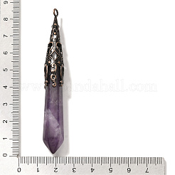 Natürlicher Amethyst zeigte große Anhänger&nbsp;LS-G-P560-02R-21