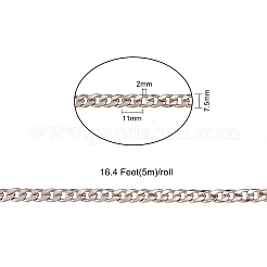 Cadenas de eslabones cubanos de acero inoxidable 304&nbsp;CHS-CJ0001-27B