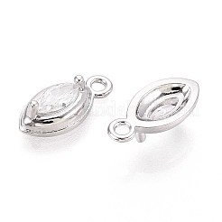 Anhänger aus Zirkonia aus Messing&nbsp;KK-T071-47P