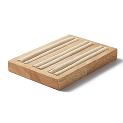 Espositori ad anello in legno a 3 slot&nbsp;RDIS-WH0001-26