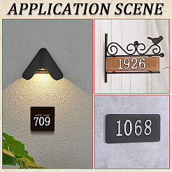 10 adesivo in plastica ABS&nbsp;DIY-SP0007-95A