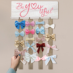 Cartello di benvenuto appeso in legno&nbsp;HJEW-WH0077-001