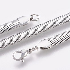 Bracciali a spina di pesce in acciaio inossidabile 304 anti-ossidazione&nbsp;BJEW-P235-20P