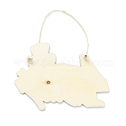 Panneau de densité du jour de l'indépendance ornement mural en bois pendentifs de plaque de porte&nbsp;HJEW-C004-05