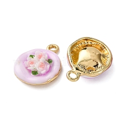 Pendentifs en émail en alliage doré&nbsp;ENAM-B028-05KCG