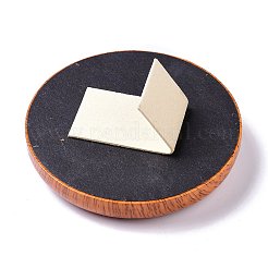 Supporto per anello in legno di velluto alla moda&nbsp;ODIS-P008-08