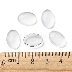 (vecchio sku: cabochon in vetro ovale ggla-g010) trasparenti&nbsp;GGLA-R022-14x10