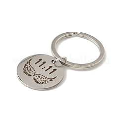201 Schlüsselanhänger aus Edelstahl&nbsp;KEYC-P021-01P