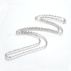 Fabrication de collier de chaînes de câble en fer&nbsp;MAK-R013-45cm-P