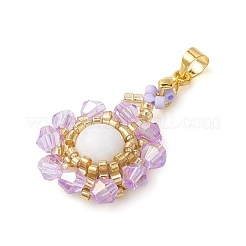 Pendentifs en jade mashan naturel (teints et chauffés)&nbsp;PALLOY-MZ00253-03