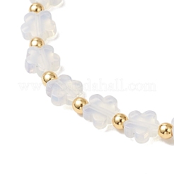 Stretch-Armbänder aus Opalitperlen für Damen&nbsp;BJEW-JB11768-03