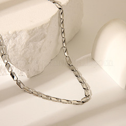 Ensembles élégants de bracelets et de colliers à chaîne en acier inoxydable 304&nbsp;VU2400-1