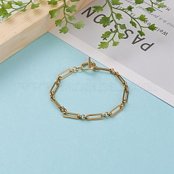 Figaro-Kettenarmbänder aus 304er Edelstahl&nbsp;BJEW-JB05838