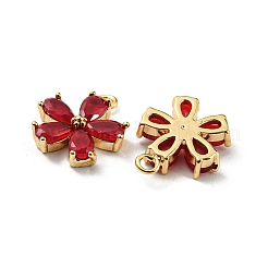 Encantos reales de latón chapado en oro de 18k&nbsp;KK-D090-05G
