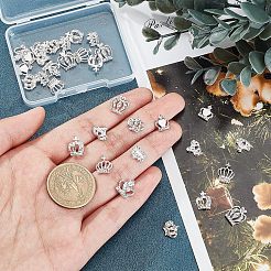 32 pieza de 8 cabujones de aleación con forma de corona para decoración de uñas con rhinestone&nbsp;MRMJ-FH0001-20