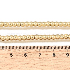 Collane con perline rotonde da 4 mm in acciaio inossidabile 304 per uomo e donna&nbsp;SA-CBAB767-16G