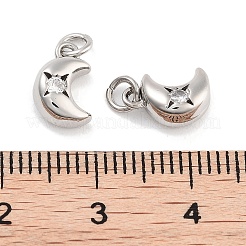 Pendentifs avec zircon cubiques à micro-pavés en laiton&nbsp;KK-P271-01P-B