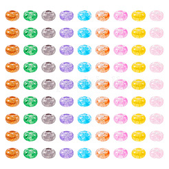 90pcs 9 Farben transparente Knistern Acrylperlen&nbsp;MACR-TA0001-28