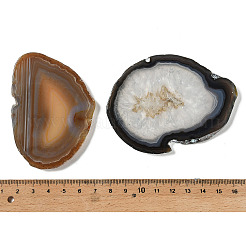 Natürliche Druzy-Achat-Scheiben-Cabochons&nbsp;G-F826-E03