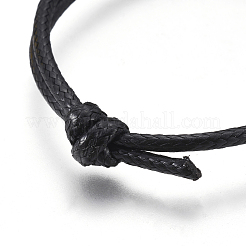 Korea gewachstem Polyester Schnur Armband machen&nbsp;AJEW-JB00471