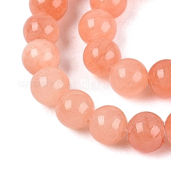 Natur gefärbt gelbe Jade Edelstein-Korn-Stränge&nbsp;X-G-R271-4mm-Y31