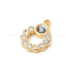 Ringanhänger aus natürlicher Paua-Muschel&nbsp;LS-STAS-P431-16G