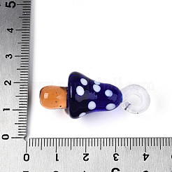 Colgantes artesanales de lampwork&nbsp;LAMP-T025-05B