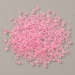Perle di vetro trasparenti luminose da 100 g&nbsp;GLAA-WH0039-06A