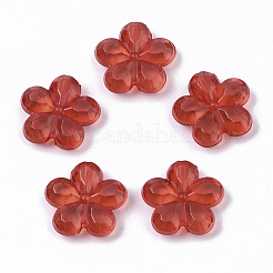 Perles acryliques transparentes facettées&nbsp;TACR-Q273-001