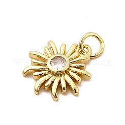 Sun Micro ottone spianare pendenti zirconi&nbsp;KK-C134-11G-07