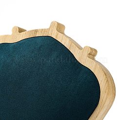 Espositori per collane di gioielli in microfibra e legno a forma di busto&nbsp;NDIS-H042-03B