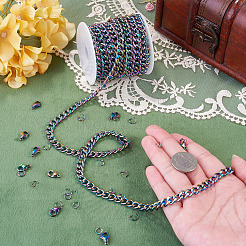 Cadenas de bordillo de acero inoxidable de 5 m&nbsp;DIY-TA0016-13