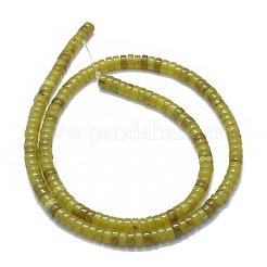 Natürliche korea olive jade perlen stränge&nbsp;G-F631-A08