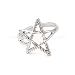 Anelli da dito con polsino in acciaio inossidabile 304 anti-ossidazione&nbsp;LS-RJEW-L107-012P