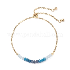 Verstellbare Kabelketten-Schieberarmbänder aus Edelstahl 304&nbsp;BJEW-JB13089-03