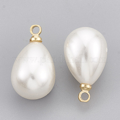 Pendentifs en plastique imitation perle ABS&nbsp;X-KK-T035-62