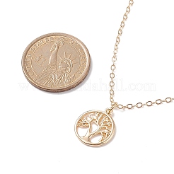 Set di collane con perle naturali in stile 3 pz 3 e albero della vita e ciondolo a forma di cuore&nbsp;NJEW-JN04005
