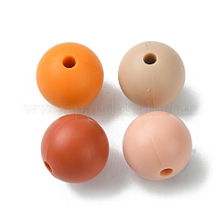 Perline focali rotonde in silicone ecologico per uso alimentare&nbsp;SIL-F003-01A