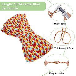 Cordon tressé en polyester 3 pli&nbsp;OCOR-WH0060-80A