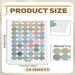 10 Blatt Papierdekorationsaufkleber&nbsp;DIY-LP0003-79