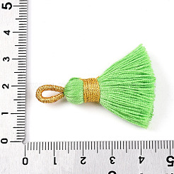 Decorazioni con pendente in nappa in cotone polycotton (poliestere)&nbsp;FIND-N006-01C