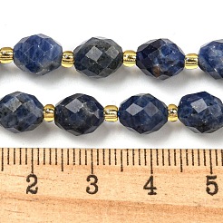 Natur Sodalith Perlen Stränge&nbsp;G-N342-37