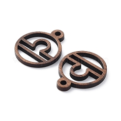 Pendenti in legno di noce tagliati al laser&nbsp;WOOD-Q051-07J