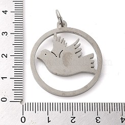 Pendentifs en acier inoxydable 304 anti-ternissement&nbsp;STAS-C086-05I-P